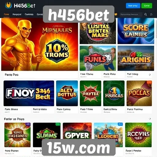 Exploração das opções de jogos disponíveis no h456bet